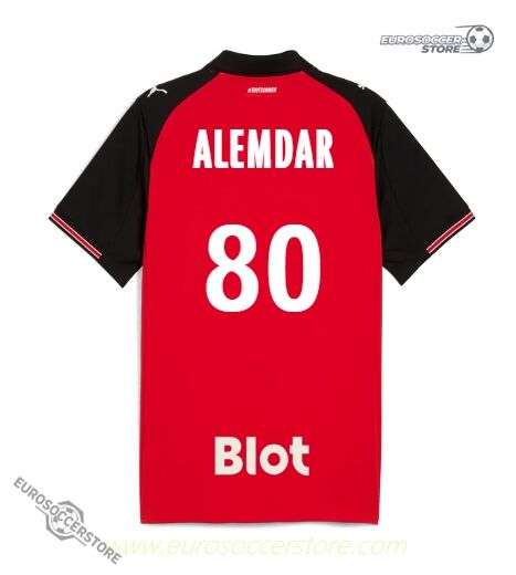 Rennes Home ALEMDAR 80 Jersey for the 25-26 Season