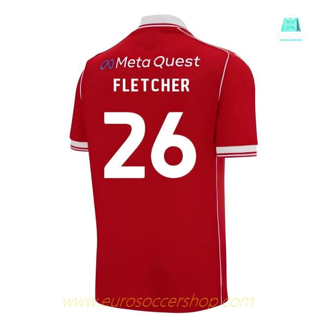 2025-2026 Wrexham Home Shirt (Fletcher 26)