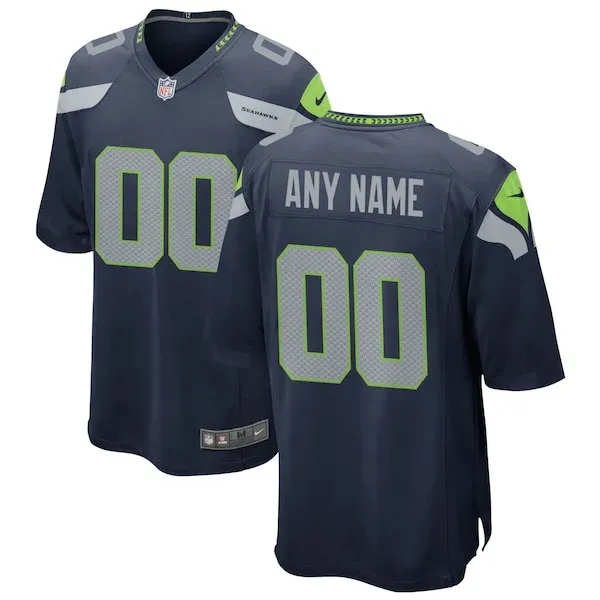 Performance Seattle Seahawks Game Jersey - Premium Navy NFL Fan Jer...