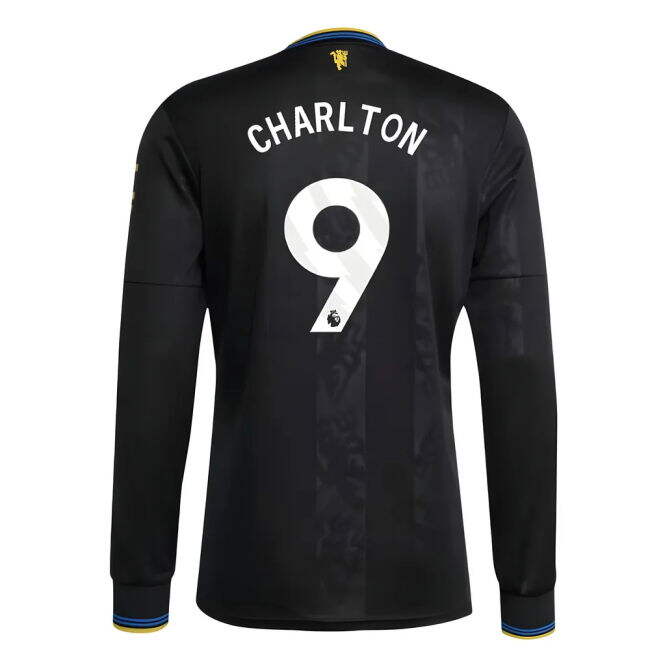 2025-2026 Man Utd Long Sleeve Third Shirt (Charlton 9) - game day