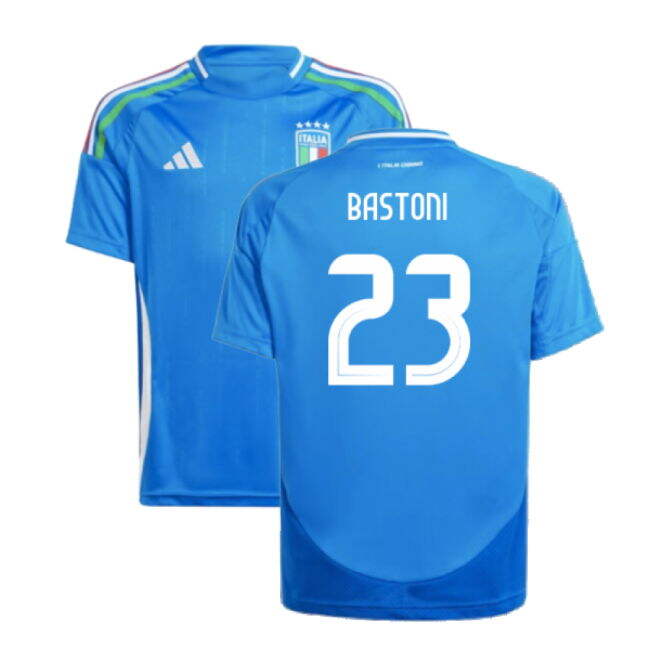 2024-2025 Italy Home Shirt (Kids) (Bastoni 23) Official