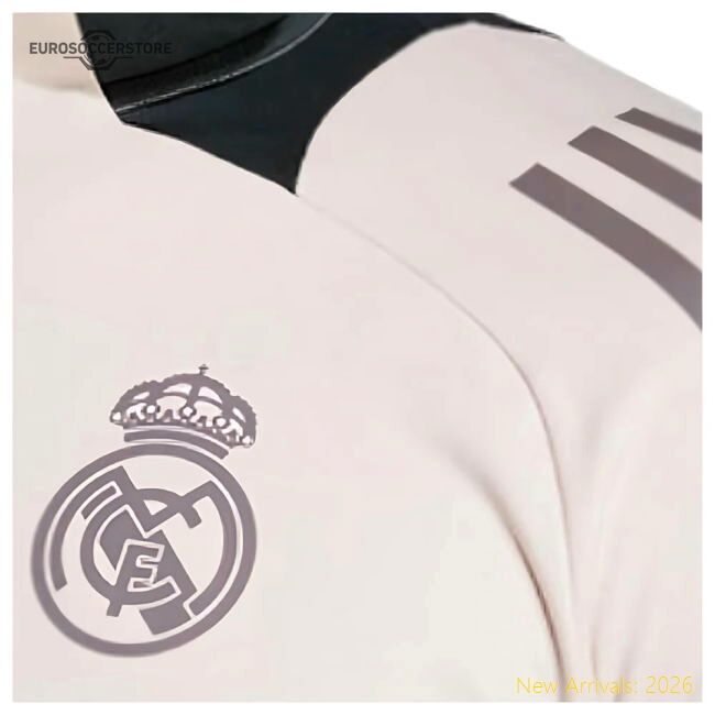 Luxury 2024-2025 Real Madrid Eu Training Top (putty Mauve)