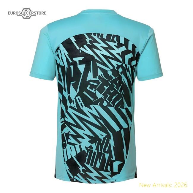 Excellent 2024-2025 Red Bull Leipzig Pre-match Ss Shirt (aqua)