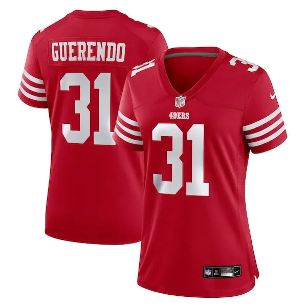 San Francisco 49ers Game NFL Jersey - Scarlet | Game-Day Football A...