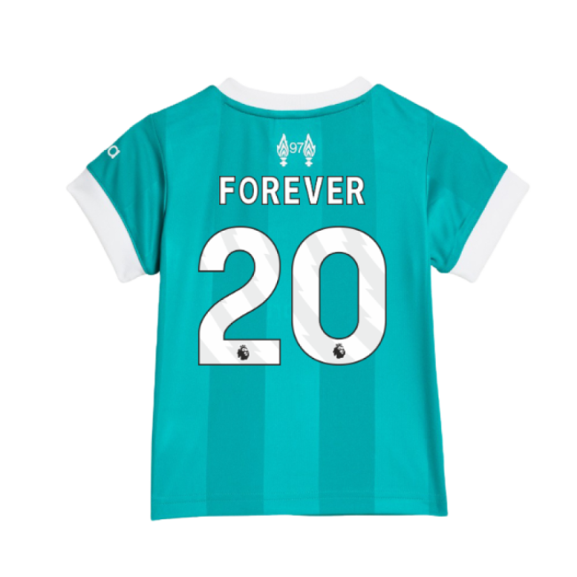 Genuine Liverpool 2025-2026 Liverpool Third Mini Kit (Forever 20)