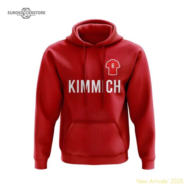 Joshua Kimmich Bayern Munich Number Hoody (red) - Collectors Item