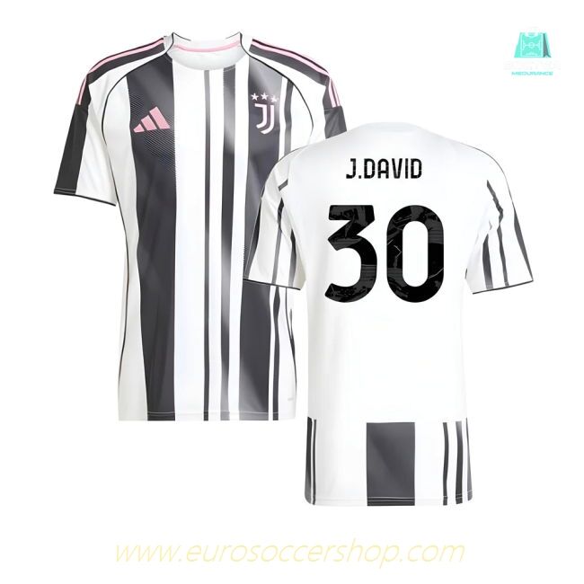 2025-2026 Juventus Home Shirt (J.David 30)