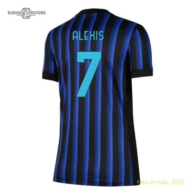 2025-2026 Inter Milan Home Shirt (womens) (alexis 7) - Match Quality