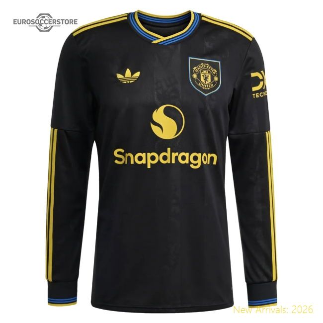 Premium 2025-2026 Man Utd Long Sleeve Third Shirt (ronaldo 7)