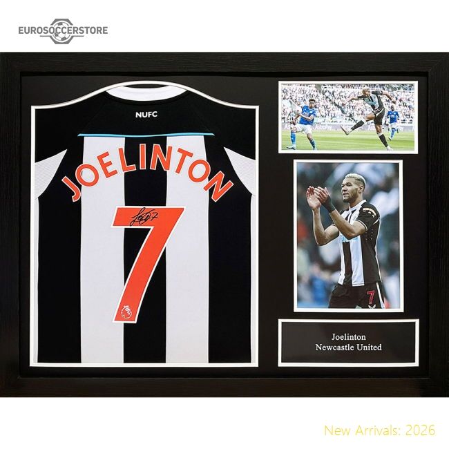 Premium Newcastle United Fc Joelinton Signed Shirt (framed) - Premium