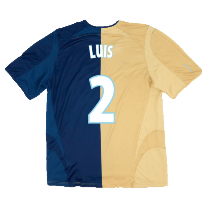 Match Day Marseille Third Shirt Excellent L Luis #2 Pro Series Upd...