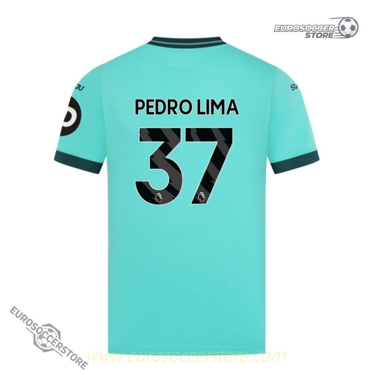 Pedro Lima's No. 37 Away Jersey for Wolverhampton Wanderers in the 25-26 Season
