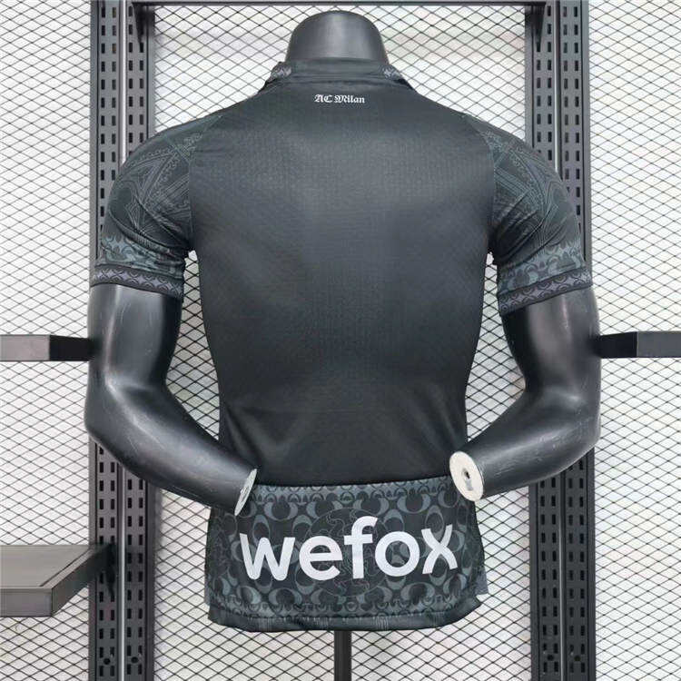 AC Milan 2425 Black Shirt Authentic Version - Official Replica 9266