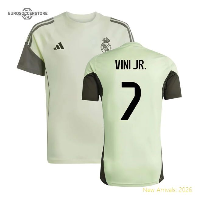 First-class 2025-2026 Real Madrid Training Tee (almost Lime)