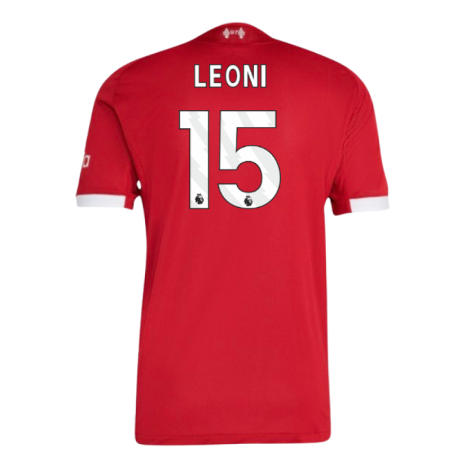 2025-2026 Liverpool Authentic Home Shirt (Leoni 15) - premium