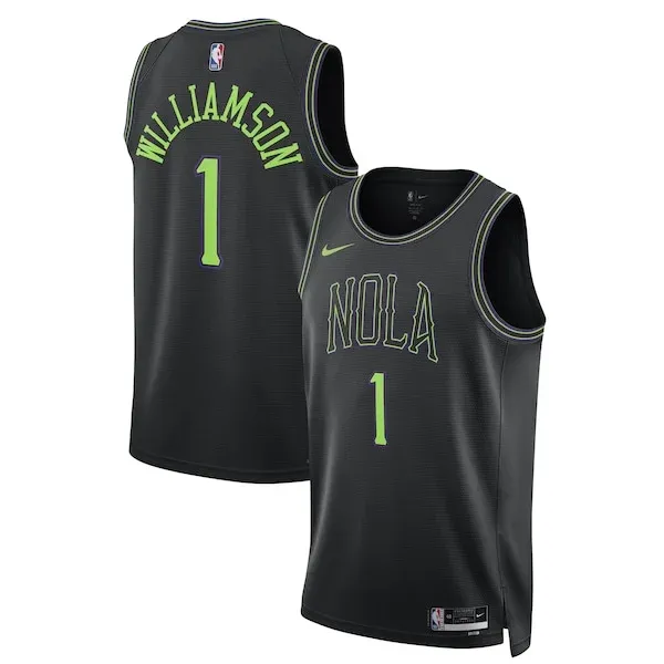 Zion Williamson NOP Premium-Quality Basketball Jersey - Black