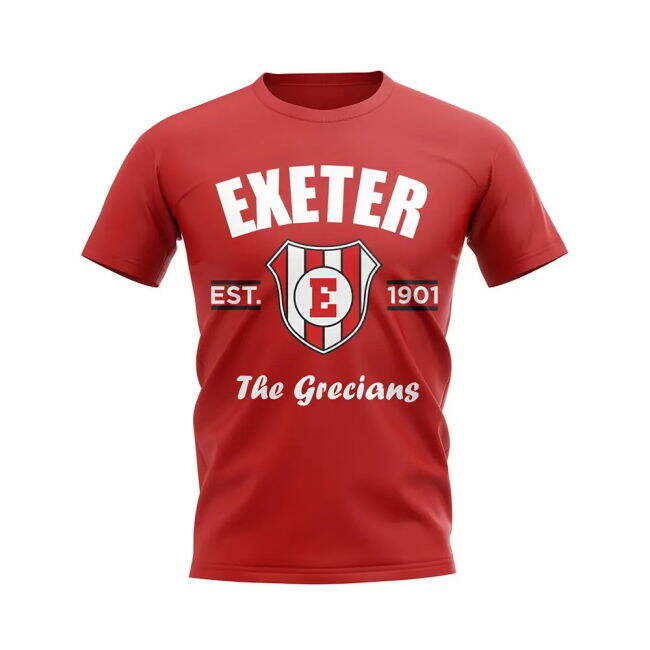 Professional Exeter Established Football T-Shirt (Red) Kit