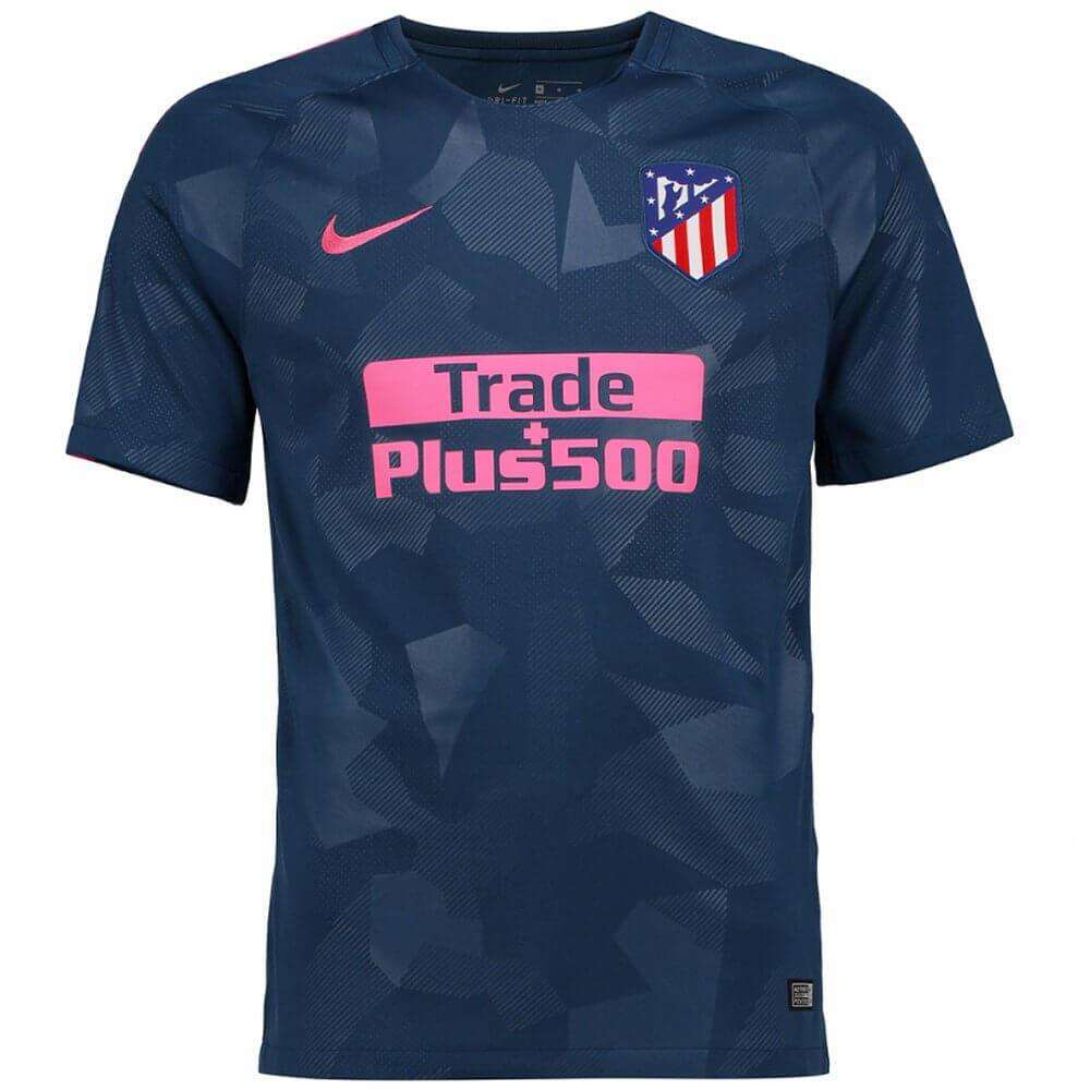 Moisture Wicking Atletico Madrid Third 201718 Soccer Jersey Shirt