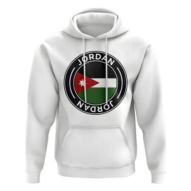 Jordan Football Badge Hoodie (White)
