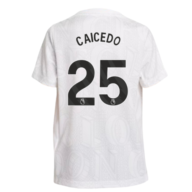 Caicedo 25 Chelsea Soccer Club Fan Jersey - Kids Version