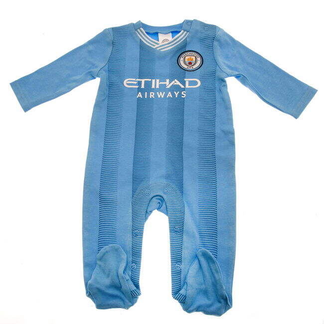 Fan Quality Manchester City Home Replica Jersey (Adults) (Sleepsuit 0)