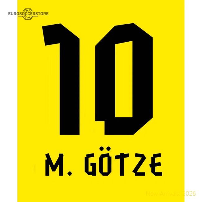 Mario Gotze Borussia Dortmund Hero Tee (yellow) - Excellent Value