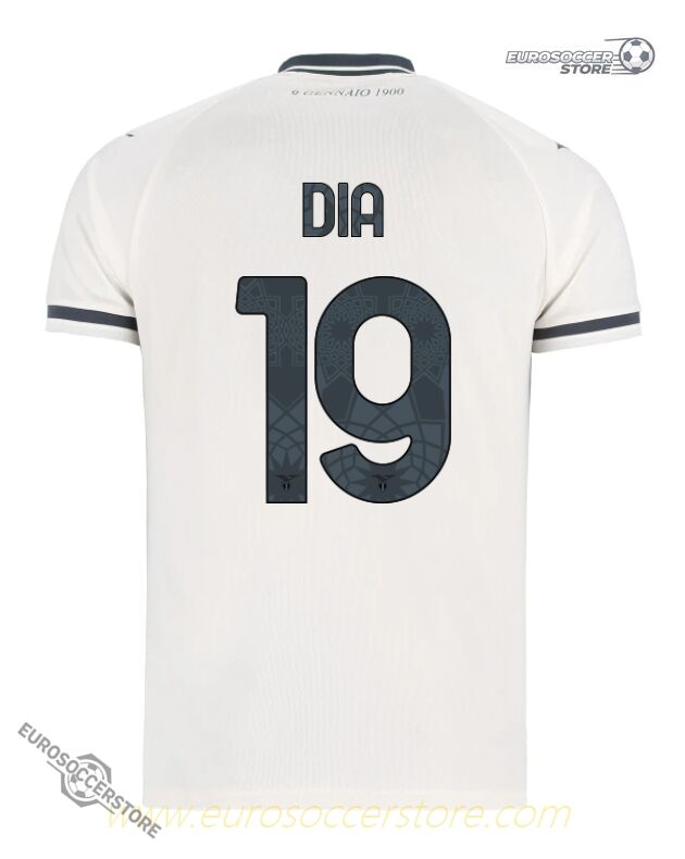 Lazio's 25-26 Season Away DIA 19 Football Jersey