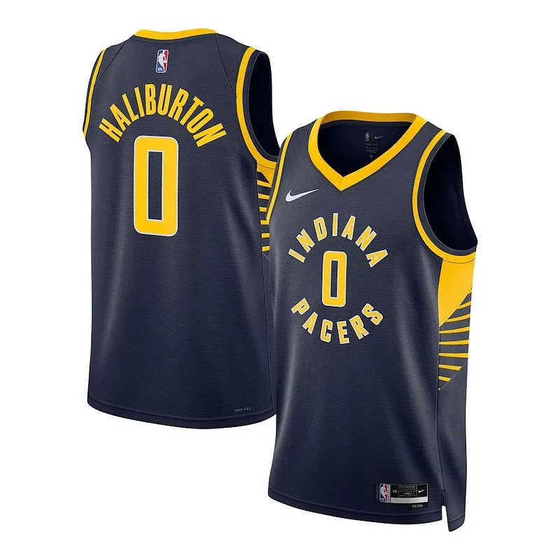 Tyrese Haliburton IND Swingman Jersey - stylish official - Navy
