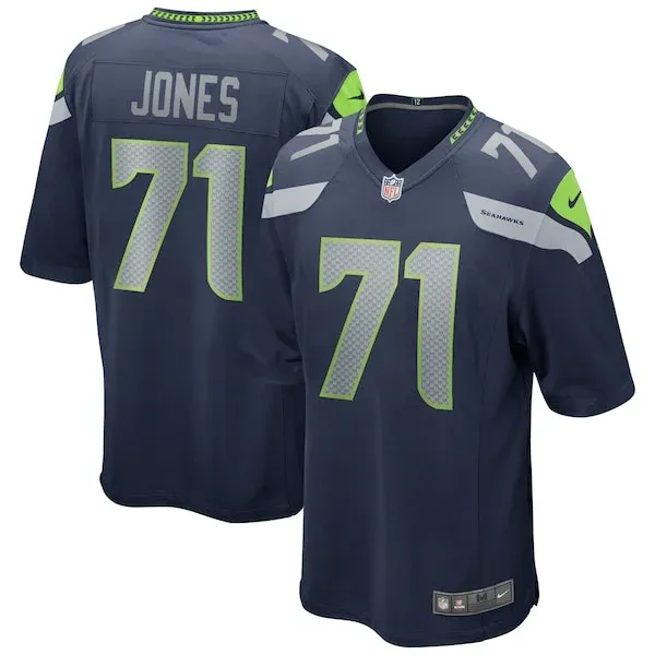 Seattle Seahawks Game NFL Jersey - Navy | Durable Football Apparel