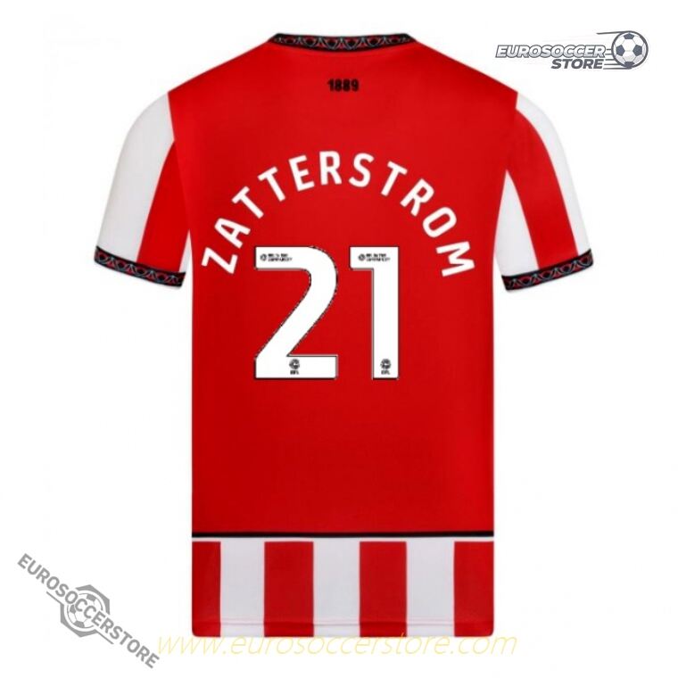 Sheffield United 25-26 Home ZATTERSTROM 21 Football Jersey
