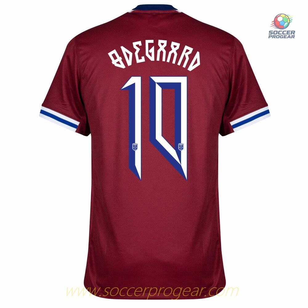Norway Home Team Jersey 2024-2025 Collection Season Odegaard