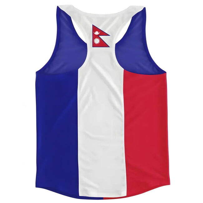 Tournament-Edition Nepal Flag Running Vest Limited-Edition