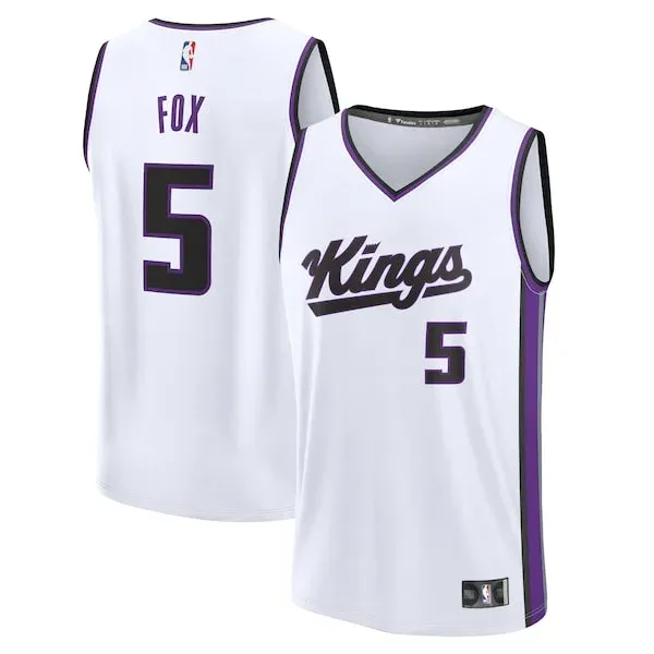 De'Aaron Fox SAC Replica Jersey - stylish Basketball - White