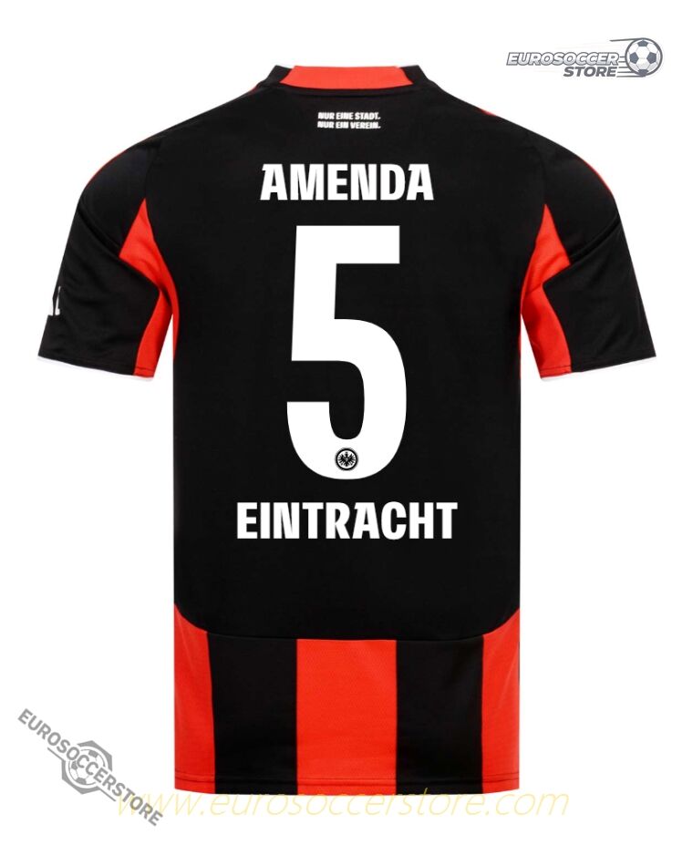 Eintracht Frankfurt Home AMENDA 5 Jersey for the 25-26 Season