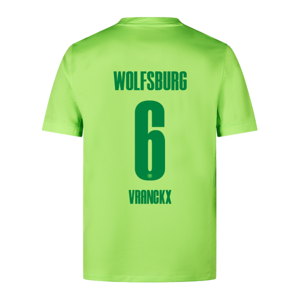 24-25 Wolfsburg Home Jersey Vranckx 6