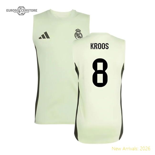 Real Madrid Kroos Official Training Jersey Spanish Performance Fabric