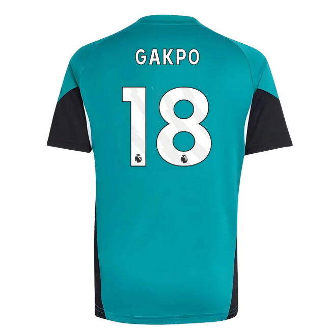 2025-2026 Liverpool EU Training Jersey (Green) - Kids (Gakpo 18) (F...