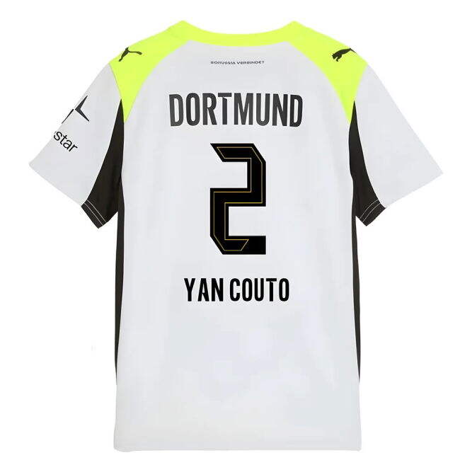 Borussia Dortmund 2025-2026 Away Shirt - (Kids