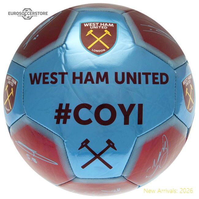 Authentic West Ham United Fc Sig 26 Football - Premium Quality Baby