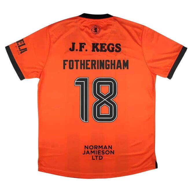 Authentic United Fotheringham #18 Ultra Comfort Updated Design Shir...