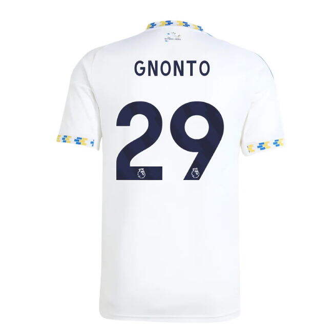 2025-2026 Leeds United Home Shirt (Gnonto 29) (Match Day)