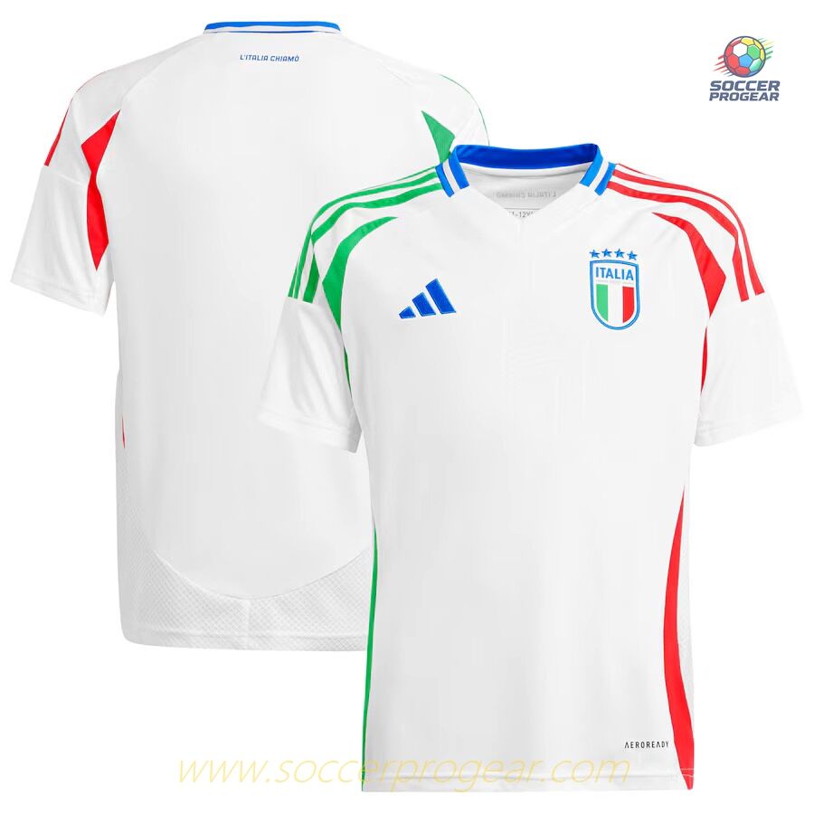 Italy Away Team Jersey 2024-25 Edition Kids