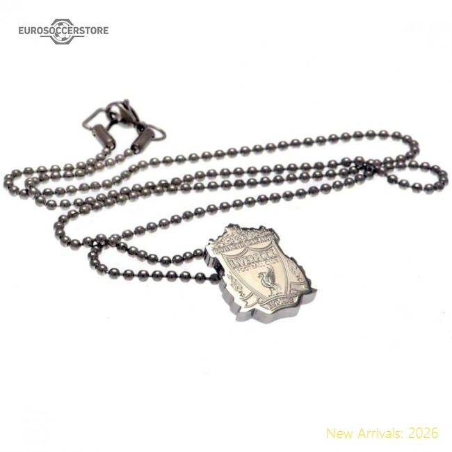 Official Liverpool Fc Stainless Steel Pendant & Chain - Premium