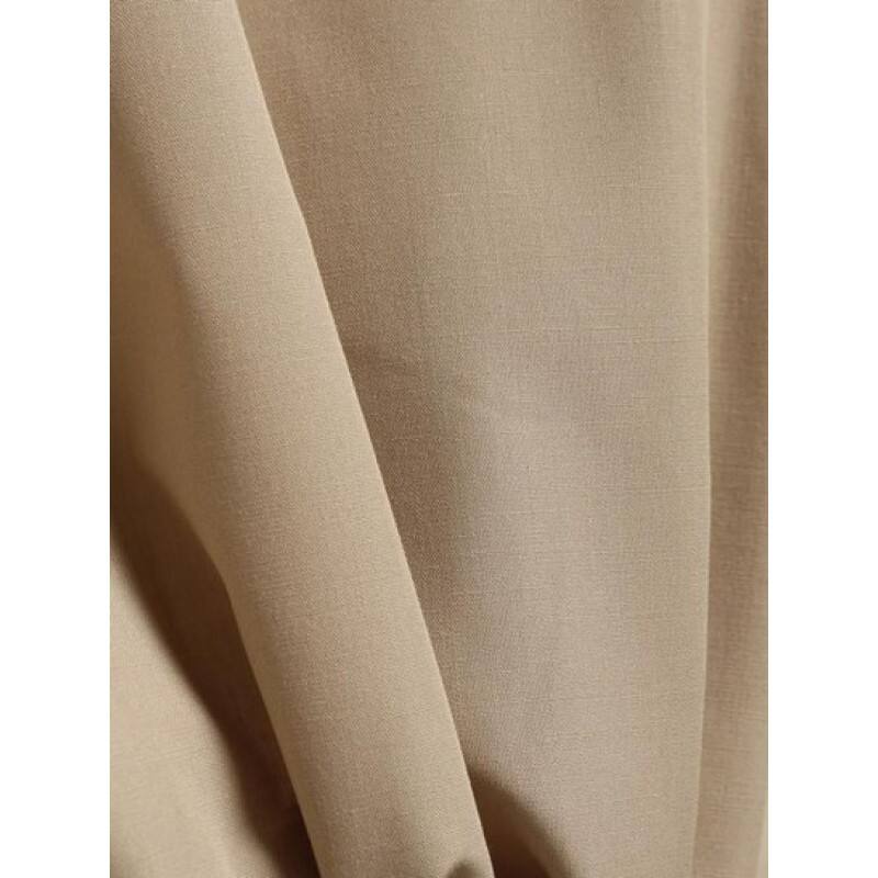 Drop Shoulder Crop Shirt WU6564