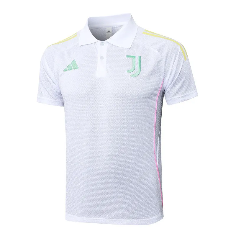 Juventus White POLO Shirt 202526 - Official Replica 18066