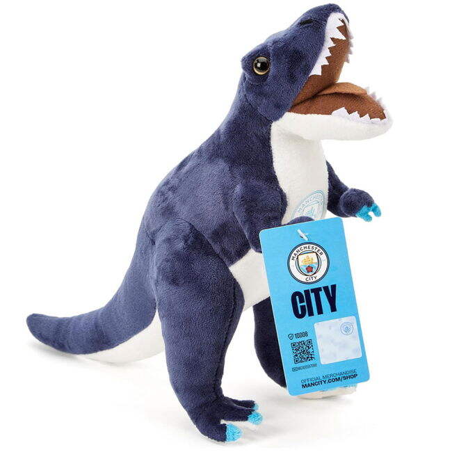 match worn Manchester City FC Plush T-Rex