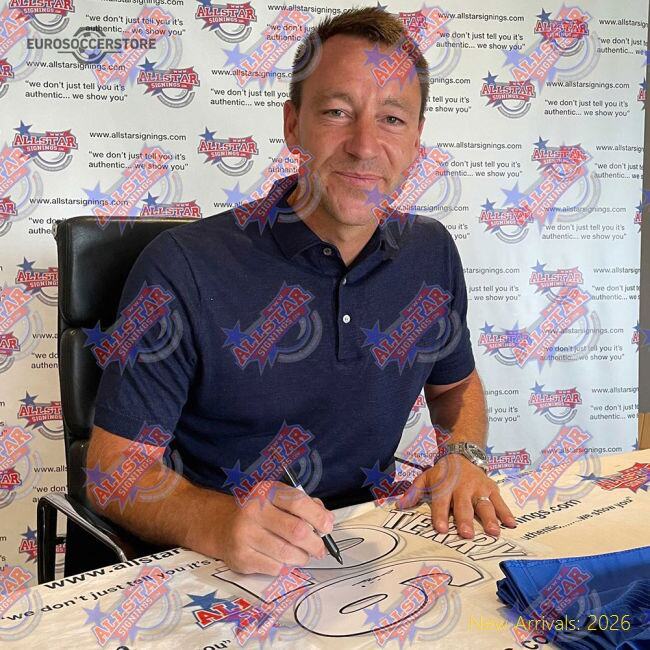 Authentic Chelsea Fc Lampard & Terry Signed Shirts (dual Framed)