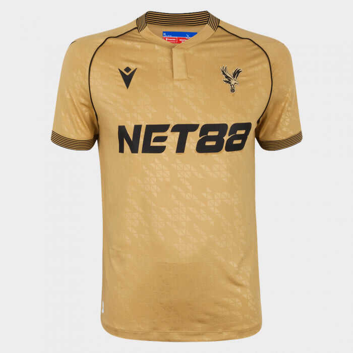 Crystal Palace Eagle Gold Shirt Soccer Jersey 2025/26 Authentic Kit