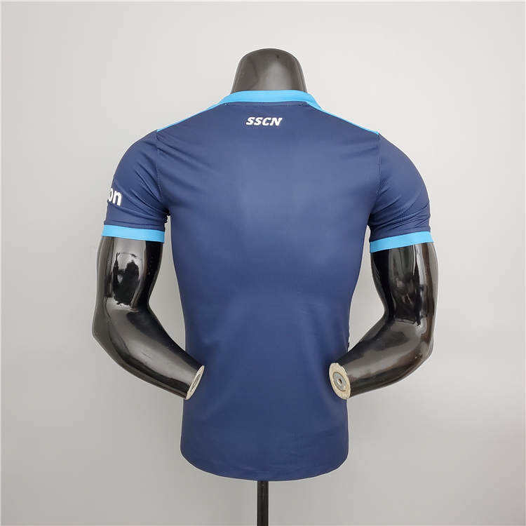 Napoli 21-22 Maradona Commemorative Version Blue Soccer Jersey