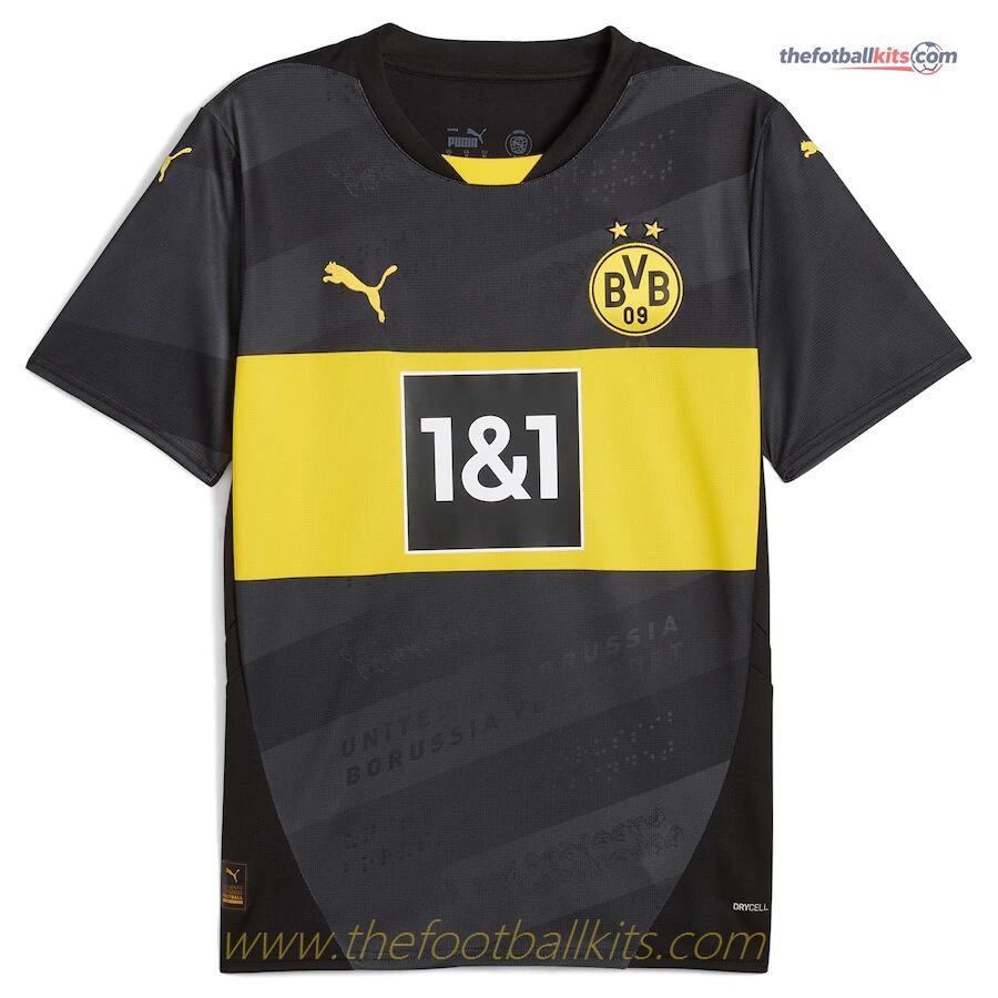 Borussia Dortmund Away Soccer Shirt 2024/25 Season